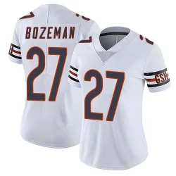 Women's Swayze Bozeman Chicago Bears No.27 Limited Vapor Untouchable Jersey - White