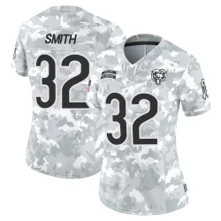 Women's Terell Smith Chicago Bears No.32 Limited 2024 Salute to Service Jersey - Arctic Camo