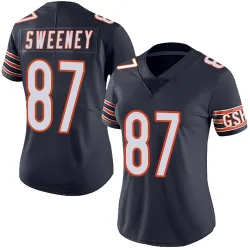Women's Tommy Sweeney Chicago Bears No.87 Limited Team Color Vapor Untouchable Jersey - Navy