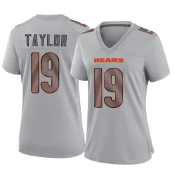 Women's Tory Taylor Chicago Bears No.19 Game Atmosphere Fashion Jersey - Gray