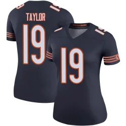 Women's Tory Taylor Chicago Bears No.19 Legend Color Rush Jersey - Navy