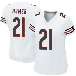 Women's Travis Homer Chicago Bears No.21 Game Jersey - White