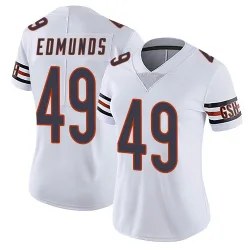 Women's Tremaine Edmunds Chicago Bears No.49 Limited Vapor Untouchable Jersey - White