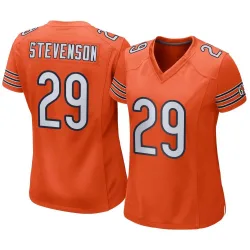 Women's Tyrique Stevenson Chicago Bears No.29 Game Alternate Jersey - Orange