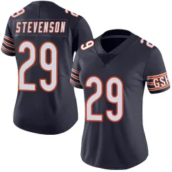 Women's Tyrique Stevenson Chicago Bears No.29 Limited Team Color Vapor Untouchable Jersey - Navy