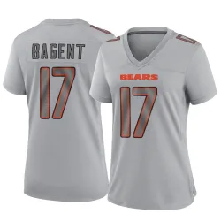 Women's Tyson Bagent Chicago Bears No.17 Game Atmosphere Fashion Jersey - Gray