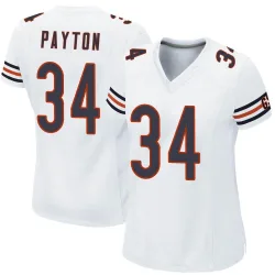 Women's Walter Payton Chicago Bears No.34 Game Jersey - White