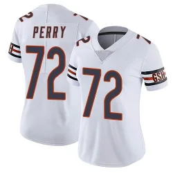Women's William Perry Chicago Bears No.72 Limited Vapor Untouchable Jersey - White