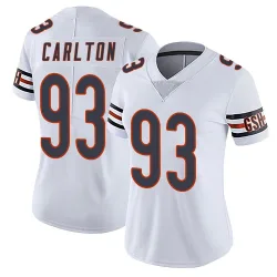 Women's Xavier Carlton Chicago Bears No.93 Limited Vapor Untouchable Jersey - White