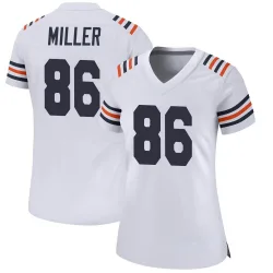 Women's Zach Miller Chicago Bears No.86 Game Alternate Classic Jersey - White