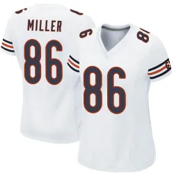 Women's Zach Miller Chicago Bears No.86 Game Jersey - White
