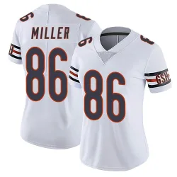 Women's Zach Miller Chicago Bears No.86 Limited Vapor Untouchable Jersey - White