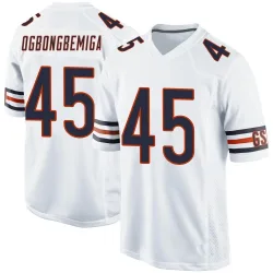 Youth Amen Ogbongbemiga Chicago Bears No.45 Game Jersey - White