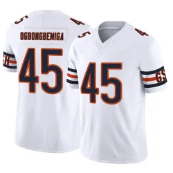 Youth Amen Ogbongbemiga Chicago Bears No.45 Limited Vapor F.U.S.E. Jersey - White
