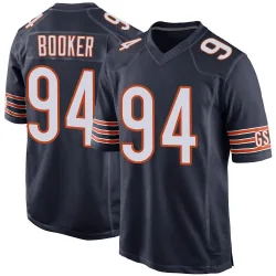 Youth Austin Booker Chicago Bears No.94 Game Team Color Jersey - Navy