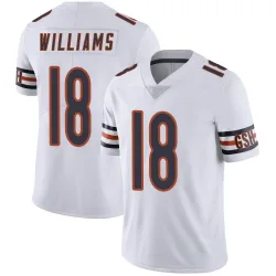 Youth Caleb Williams Chicago Bears No.18 Limited Vapor Untouchable Jersey - White