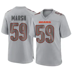 Youth Cassius Marsh Chicago Bears No.59 Game Atmosphere Fashion Jersey - Gray