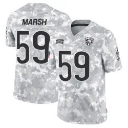 Youth Cassius Marsh Chicago Bears No.59 Limited 2024 Salute to Service Jersey - Arctic Camo