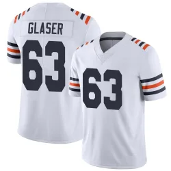Youth Chris Glaser Chicago Bears No.63 Limited Alternate Classic Vapor Jersey - White