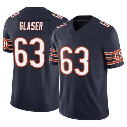 Youth Chris Glaser Chicago Bears No.63 Limited Vapor F.U.S.E. Jersey - Navy