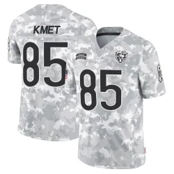 Youth Cole Kmet Chicago Bears No.85 Limited 2024 Salute to Service Jersey - Arctic Camo