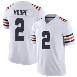 Youth DJ Moore Chicago Bears No.2 Limited Alternate Classic Vapor Jersey - White