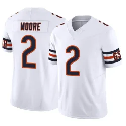Youth DJ Moore Chicago Bears No.2 Limited Vapor F.U.S.E. Jersey - White