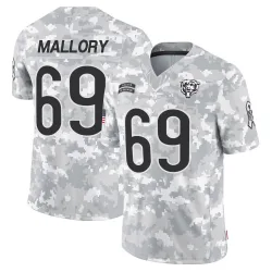 Youth Dashaun Mallory Chicago Bears No.69 Limited 2024 Salute to Service Jersey - Arctic Camo