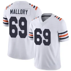 Youth Dashaun Mallory Chicago Bears No.69 Limited Alternate Classic Vapor Jersey - White