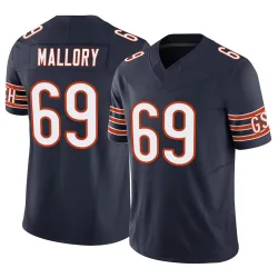 Youth Dashaun Mallory Chicago Bears No.69 Limited Vapor F.U.S.E. Jersey - Navy