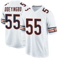 Youth Dayo Odeyingbo Chicago Bears No.55 Game Jersey - White