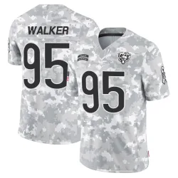 Youth DeMarcus Walker Chicago Bears No.95 Limited 2024 Salute to Service Jersey - Arctic Camo