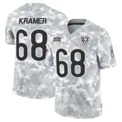 Youth Doug Kramer Jr. Chicago Bears No.68 Limited 2024 Salute to Service Jersey - Arctic Camo
