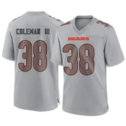 Youth Douglas Coleman III Chicago Bears No.38 Game Atmosphere Fashion Jersey - Gray