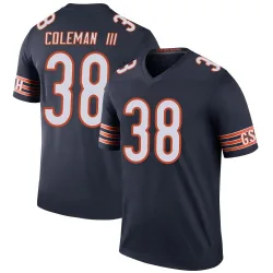 Youth Douglas Coleman III Chicago Bears No.38 Legend Color Rush Jersey - Navy