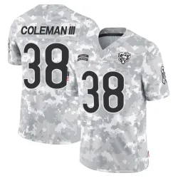 Youth Douglas Coleman III Chicago Bears No.38 Limited 2024 Salute to Service Jersey - Arctic Camo