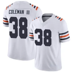 Youth Douglas Coleman III Chicago Bears No.38 Limited Alternate Classic Vapor Jersey - White