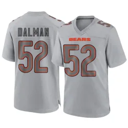 Youth Drew Dalman Chicago Bears No.52 Game Atmosphere Fashion Jersey - Gray