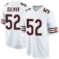 Youth Drew Dalman Chicago Bears No.52 Game Jersey - White