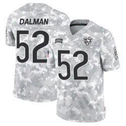 Youth Drew Dalman Chicago Bears No.52 Limited 2024 Salute to Service Jersey - Arctic Camo