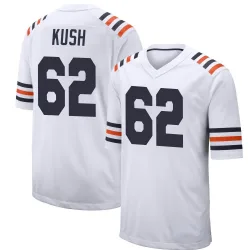 Youth Eric Kush Chicago Bears No.62 Game Alternate Classic Jersey - White