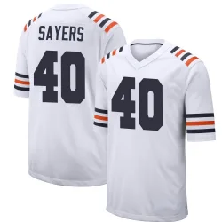 Youth Gale Sayers Chicago Bears No.40 Game Alternate Classic Jersey - White