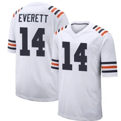 Youth Gerald Everett Chicago Bears No.14 Game Alternate Classic Jersey - White