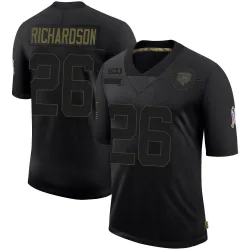 Youth JP Richardson Chicago Bears No.26 Limited 2020 Salute To Service Jersey - Black