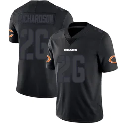 Youth JP Richardson Chicago Bears No.26 Limited Jersey - Black Impact