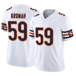 Youth Jamree Kromah Chicago Bears No.59 Limited Vapor F.U.S.E. Jersey - White