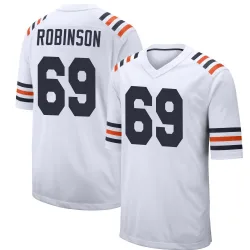 Youth Jereme Robinson Chicago Bears No.69 Game Alternate Classic Jersey - White