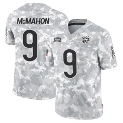 Youth Jim McMahon Chicago Bears No.9 Limited 2024 Salute to Service Jersey - Arctic Camo