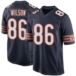 Youth Joel Wilson Chicago Bears No.86 Game Team Color Jersey - Navy