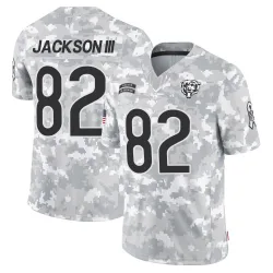 Youth John Jackson III Chicago Bears No.82 Limited 2024 Salute to Service Jersey - Arctic Camo